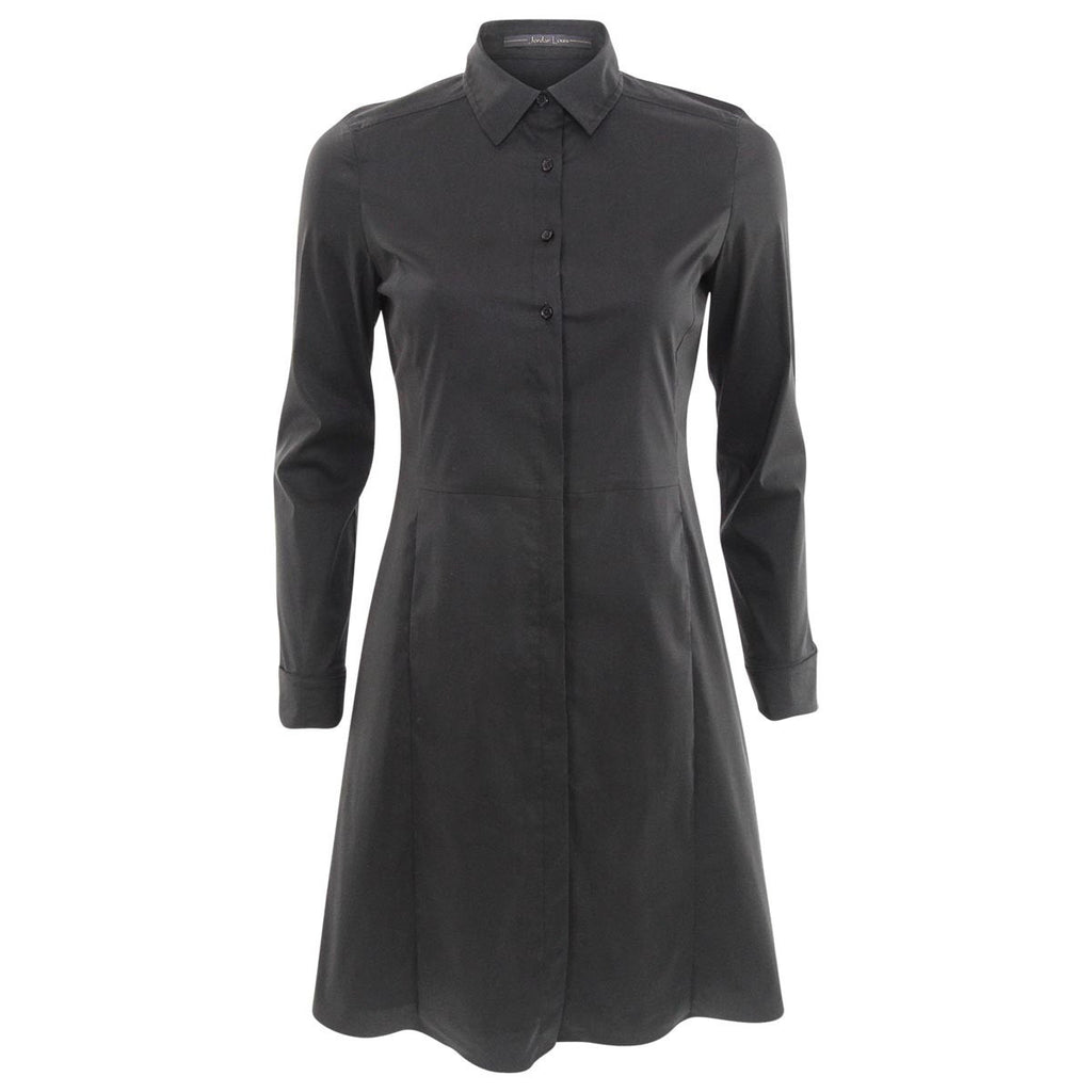 Jordan Louis Black Shirtdress