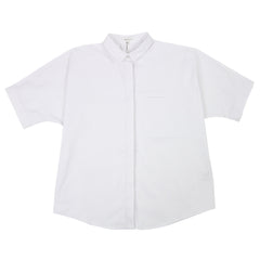 Lucy Paris Dolman Sleeve White Button Down Shirt