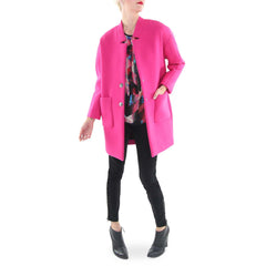 American Retro Pink Overcoat