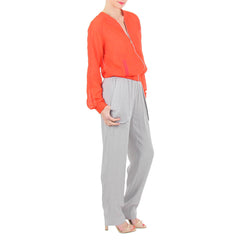 Annie Griffin Gray Kellie Pant Chic Elastic Waist