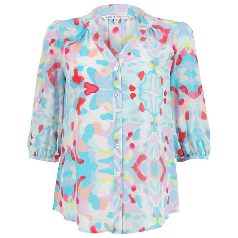 Kirin Blouse - Kaleidoscope Print