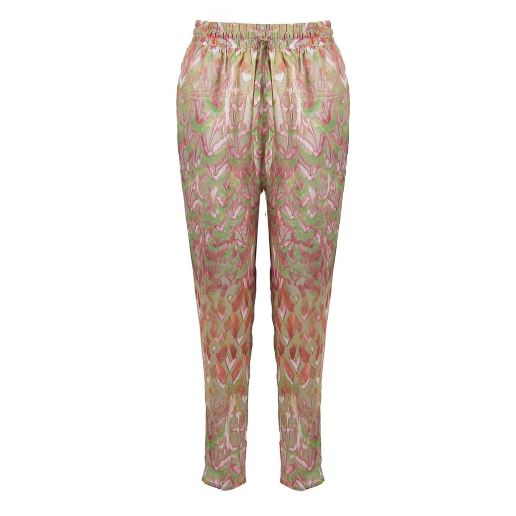 Chic Elastic Waist Pants
