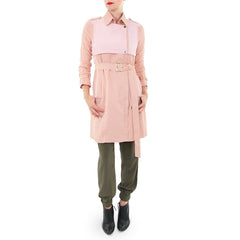 Aryn K PInk Trench Coat