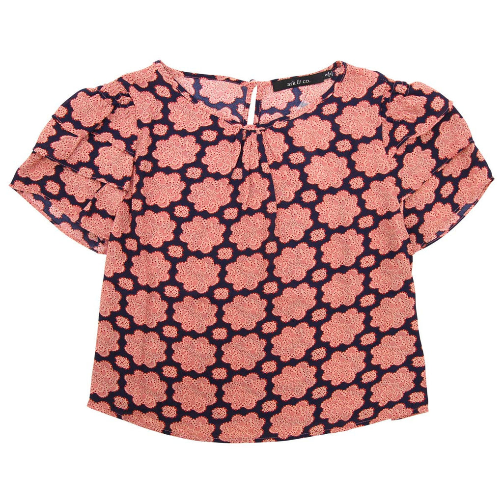 Floral Mom Crop Top