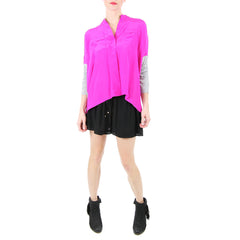Black Elastic Waist Shorts