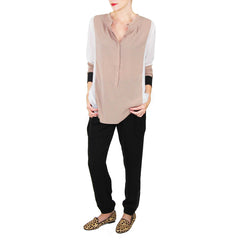 b.p. collection elastic waist black track pants walter baker tunic