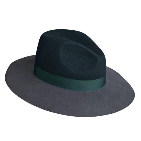 Miljas Hat - Green/Grey