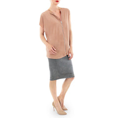 By Malene Birger Grey Pencil Skirt