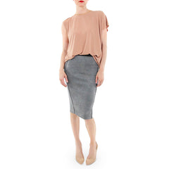 By Malene Birger Grey Pencil Skirt