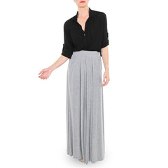 Bella Dahl Grey Maxi Skirt