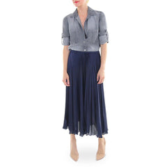 Bella Dahl Grey Denim Shirt