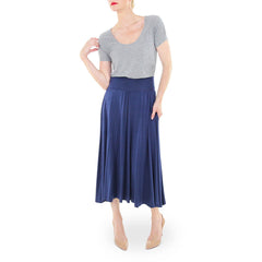 Bella Dahl Grey T-Shirt with Rachel Pally Midi Skirt