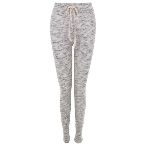 Knit Jogger Pant - Ivory/Heather