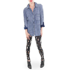 Bella Dahl Knit Denim Shirt
