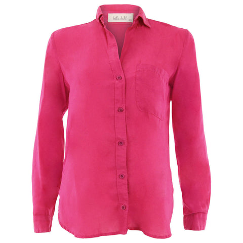 Perfect Shirt in Sangria (Hot Pink)