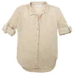 Bella Dahl Tan Linen Shirt