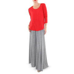 Bella Dahl Grey Maxi Skirt
