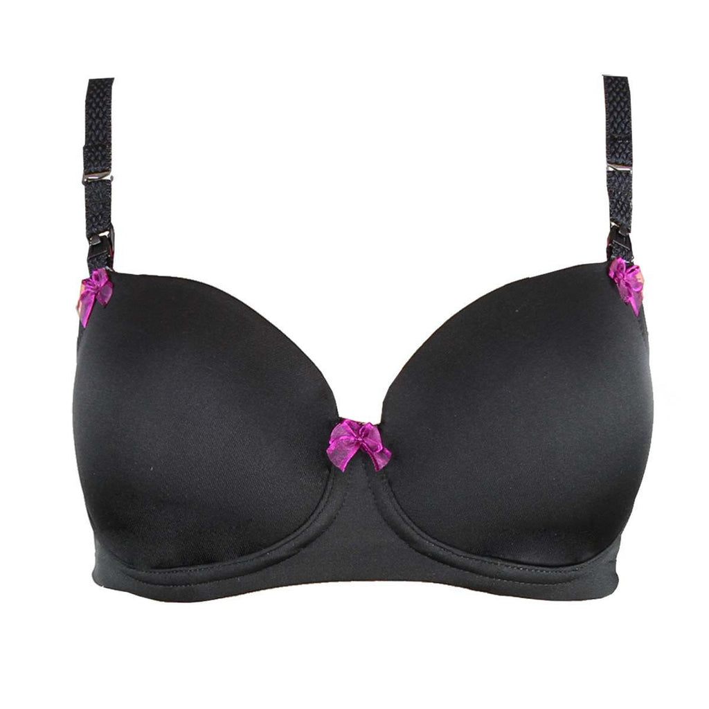 Cake contour nursing bra - black