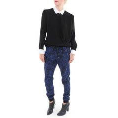 Hunter Bell Navy Carven Sweatpants