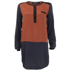 Corey Color Block Shirtdress