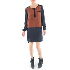 Corey Color Block Shirtdress