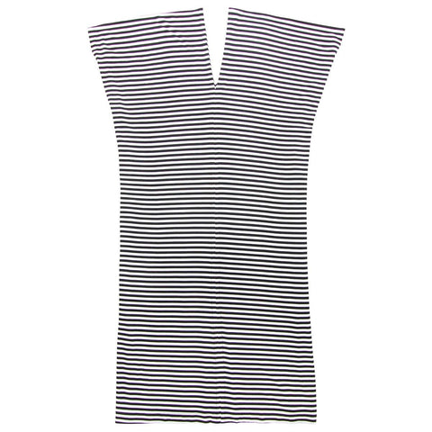 Iselin Dress - Black & White Stripe