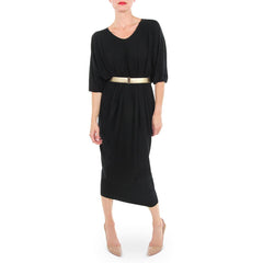 Erin Kleinberg Black Jersey Dress
