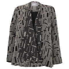 Hunter Bell Black and White Swing Coat