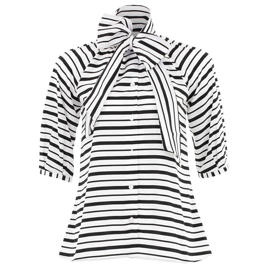 Hunter Bell Tess Blouse Black and White
