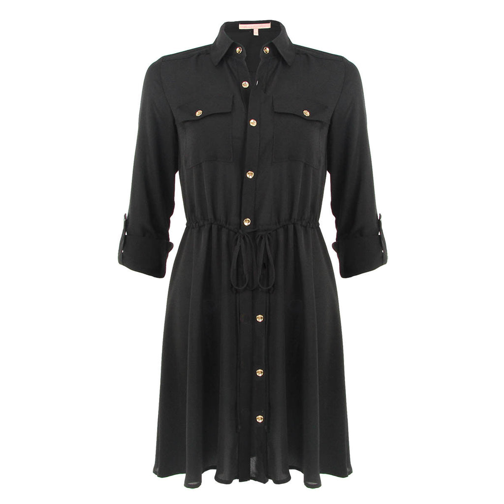 Hutch Black Shirtdress