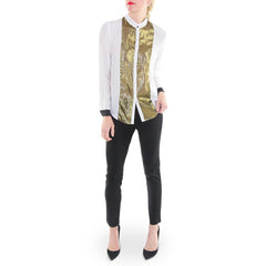 Hutch Metallic Gold Blouse