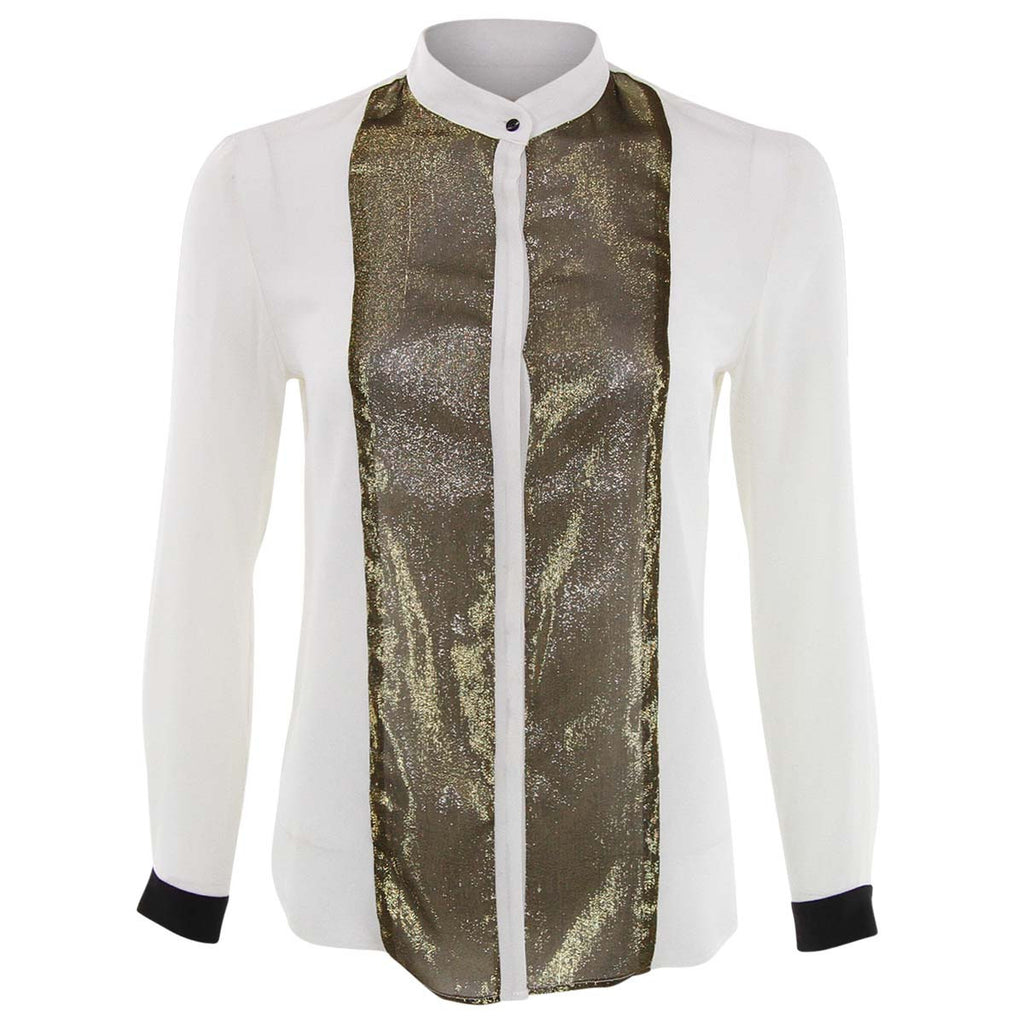 Hutch Metallic Gold Blouse