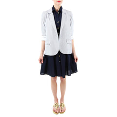 Julie Brown Seersucker Blazer