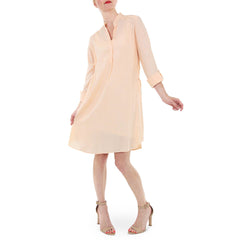 Hutch Rolled Sleeve Tunic Shirt Dress