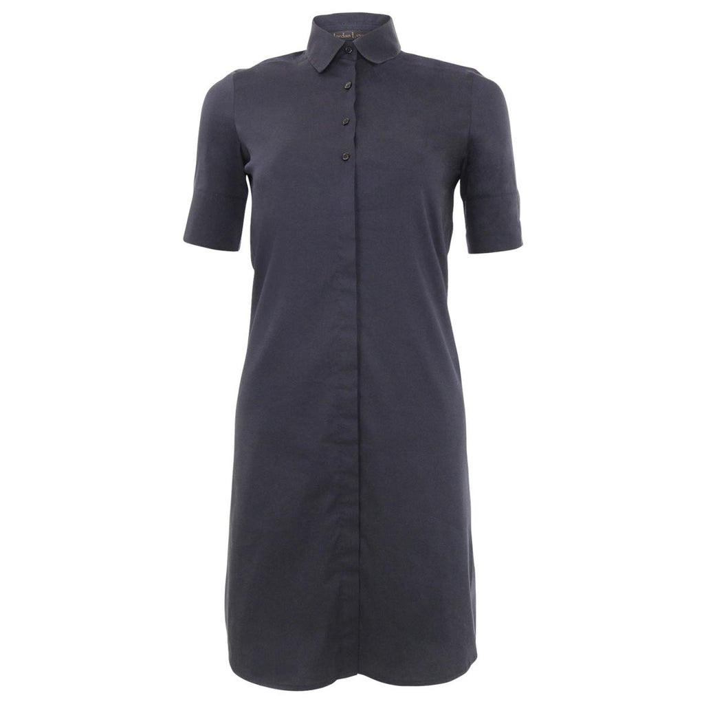 Jordan Louis Navy Shirtdress