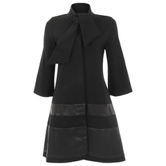 Julie Brown Black Coat Dress