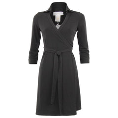 Julie Brown Black Wrapdress