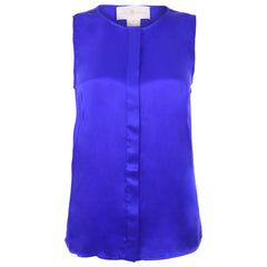 Julie Brown Blue Sleeveless Blouse