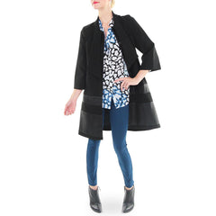 Julie Brown Black Coat Dress
