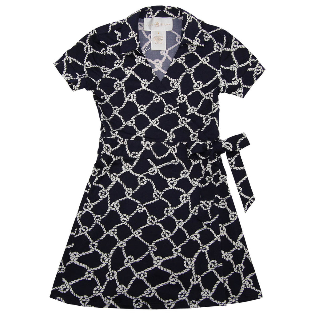 Julie Brown Little Girl Wrap Dress
