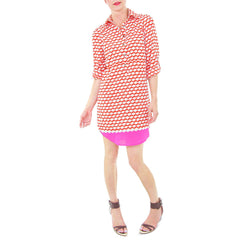 Julie Brown Printed Shirtdress