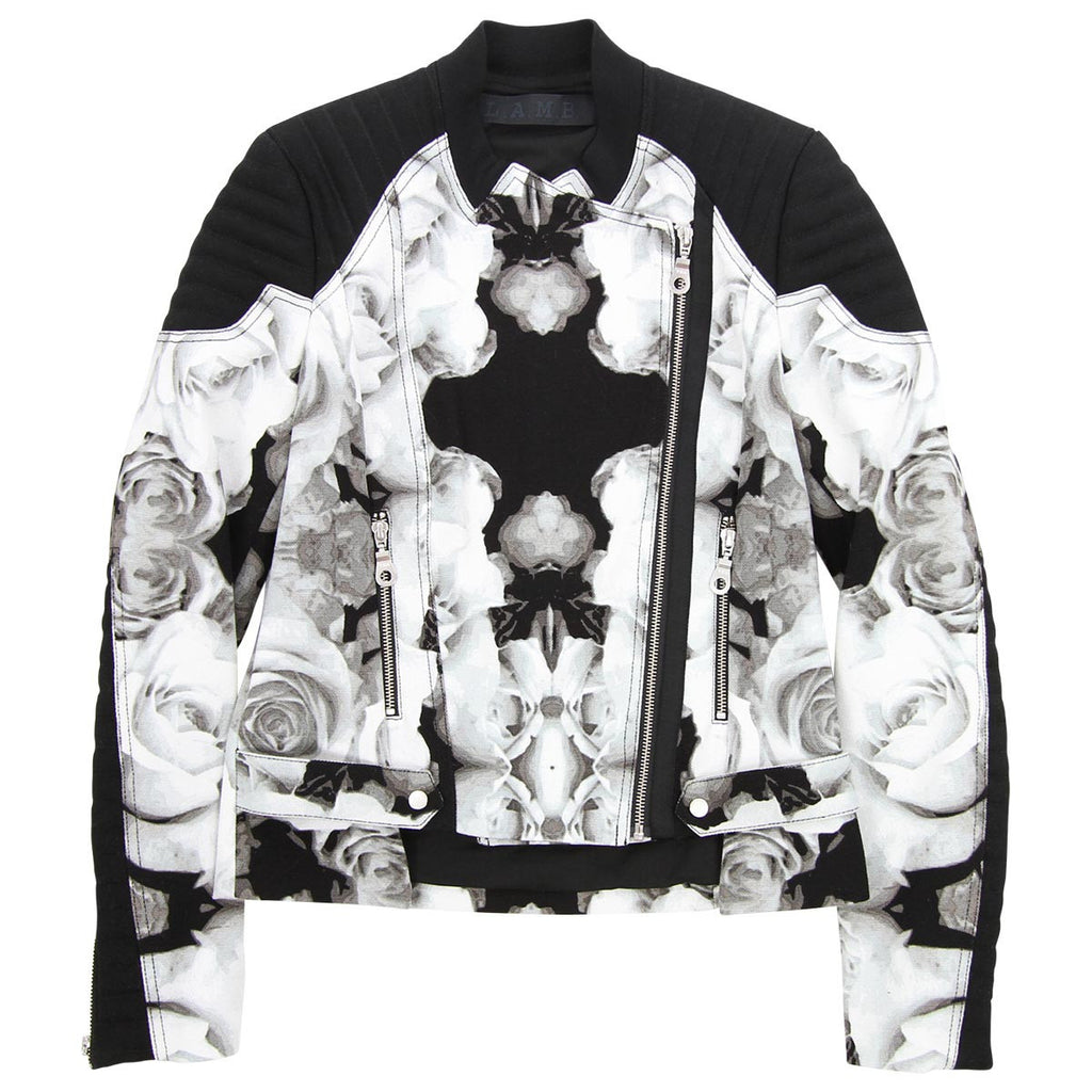 LAMB Floral Moto Jacket