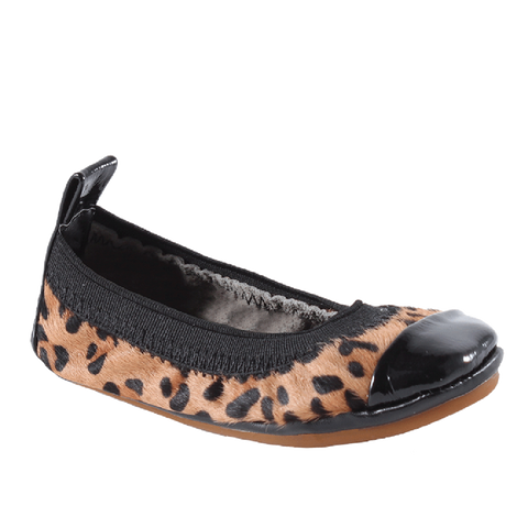 Mommy & Me Leopard Pony Hair Ballet Flat - For BABY
