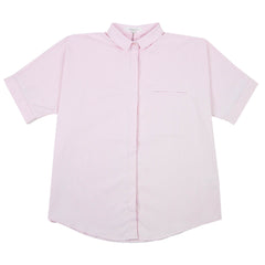 Lucy Paris Dolman Sleeve Pink Oxford Button Down Shirt