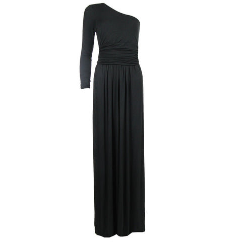 One Shoulder Maxi Goddess Dress