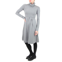 mothers en vogue nursing turtle neck dress