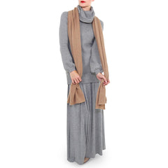 White and Warren Camel Cashmere Scarf