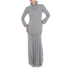 Bella Dahl Grey Maxi Skirt
