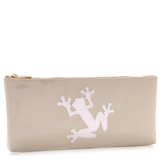 lolo vinyl clutch with frog
