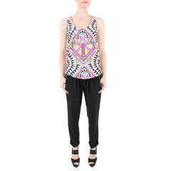 Mara Hoffman Cosmic Print Racerback Top